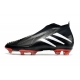Adidas Predator Edge+ Firm Ground Core Black White Solar Red Football Boots Adidas Predator Edge+ Firm Ground Core Black White Solar Red Football Boots