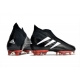 Adidas Predator Edge+ Firm Ground Core Black White Solar Red Football Boots Adidas Predator Edge+ Firm Ground Core Black White Solar Red Football Boots