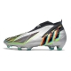 Adidas Predator Edge+ Firm Ground Silver Metallic Core Black Solar Yellow Football Boots