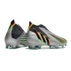 Adidas Predator Edge+ Firm Ground Silver Metallic Core Black Solar Yellow Football Boots