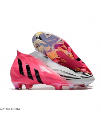 Adidas Predator Edge+ Firm Ground Solar Pink Black White Football Boots
