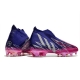 Adidas Predator Edge+ Firm Ground Team Collegiate Purple Silve Metallic Team Shock Pink Football Boots