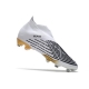 Adidas Predator Edge+ Firm Ground White Black Gold Football Boots