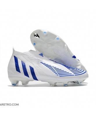 Adidas Predator Edge+ Firm Ground White Hi Res Blue Football Boots