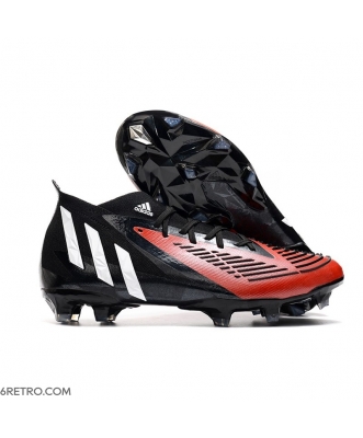 Adidas Predator Edge.1 Firm Ground Black White Red Football Boots