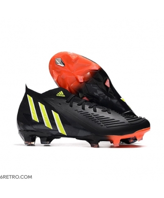 Adidas Predator Edge.1 Firm Ground Black Yellow Red Football Boots