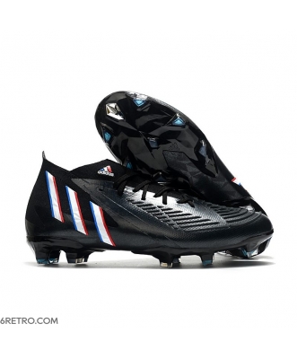 Adidas Predator Edge.1 Firm Ground Darkness Core Black White Vivid Red Football Boots