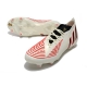 Adidas Predator Edge.1 Firm Ground Showdown - Off White Vivid Red Gold Metallic Football Boots