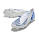 Adidas Predator Edge.1 Firm Ground White Hi Res Blue Football Boots
