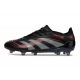 Adidas Predator Elite Firm Ground Black Grey Four Lucid Red Football Boots