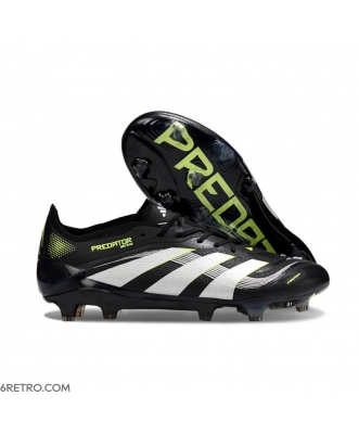 Adidas Predator Elite Firm Ground Black White Lucid Lemon Football Boots