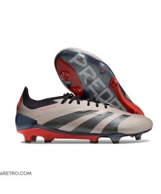 Adidas Predator Elite Firm Ground Vivid Horizon - Platin Metallic Aurora Black Turbo Football Boots