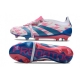 Adidas Predator Elite Fold-over Tongue Firm Ground Ftwr White Solar Blue Solar Pink Football Boots