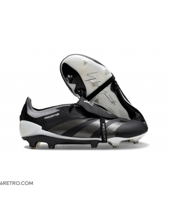 Adidas Predator Elite Fold-over Tongue Firm Ground Nightstrike - Core Black Carbon Football Boots