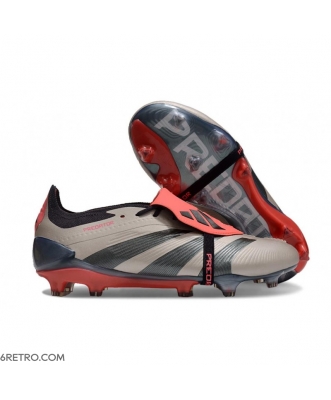 Adidas Predator Elite Fold-over Tongue Firm Ground Vivid Horizon - Platin Metallic Aurora Black Turbo Football Boots