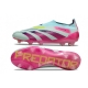 Adidas Predator Elite Laceless Firm Ground Almost Blue Lucid Pink Football Boots