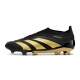 Adidas Predator Elite Laceless Firm Ground Black Gold Football Boots