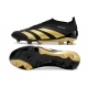 Adidas Predator Elite Laceless Firm Ground Black Gold Football Boots