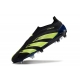 Adidas Predator Elite Laceless Firm Ground Black Green Football Boots