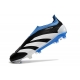 Adidas Predator Elite Laceless Firm Ground Black White Blue Football Boots