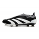 Adidas Predator Elite Laceless Firm Ground Black White Football Boots