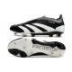Adidas Predator Elite Laceless Firm Ground Black White Football Boots