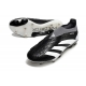 Adidas Predator Elite Laceless Firm Ground Black White Football Boots