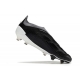 Adidas Predator Elite Laceless Firm Ground Black White Football Boots