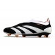 Adidas Predator Elite Laceless Firm Ground Black White Orange Football Boots