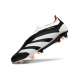 Adidas Predator Elite Laceless Firm Ground Black White Orange Football Boots
