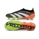 Adidas Predator Elite Laceless Firm Ground Black White Orange Green Football Boots
