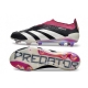 Adidas Predator Elite Laceless Firm Ground Black White Purple Football Boots Adidas Predator Elite Laceless Firm Ground Black White Purple Football Boots