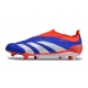 Adidas Predator Elite Laceless Firm Ground Blue White Solar Red Football Boots