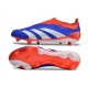 Adidas Predator Elite Laceless Firm Ground Blue White Solar Red Football Boots