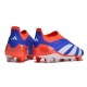 Adidas Predator Elite Laceless Firm Ground Blue White Solar Red Football Boots