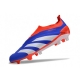 Adidas Predator Elite Laceless Firm Ground Blue White Solar Red Football Boots