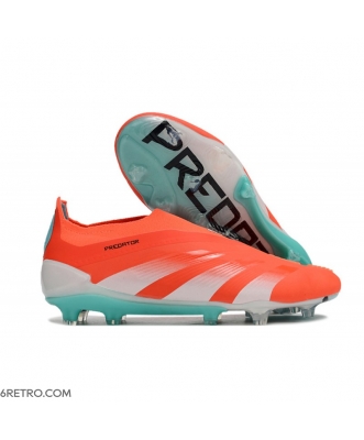 Adidas Predator Elite Laceless Firm Ground Crimson White Blue Football Boots