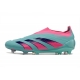 Adidas Predator Elite Laceless Firm Ground Cyan Pink Football Boots