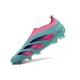 Adidas Predator Elite Laceless Firm Ground Cyan Pink Football Boots