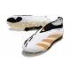 Adidas Predator Elite Laceless Firm Ground Ftwr White Black Gold Football Boots