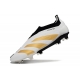 Adidas Predator Elite Laceless Firm Ground Ftwr White Black Gold Football Boots