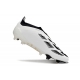 Adidas Predator Elite Laceless Firm Ground Ftwr White Black Gold Football Boots