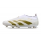 Adidas Predator Elite Laceless Firm Ground Ftwr White Gold Football Boots