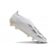 Adidas Predator Elite Laceless Firm Ground Ftwr White Gold Football Boots