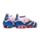 Adidas Predator Elite Laceless Firm Ground Ftwr White Solar Blue Solar Pink Football Boots Adidas Predator Elite Laceless Firm Ground Ftwr White Solar Blue Solar Pink Football Boots