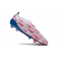 Adidas Predator Elite Laceless Firm Ground Ftwr White Solar Blue Solar Pink Football Boots Adidas Predator Elite Laceless Firm Ground Ftwr White Solar Blue Solar Pink Football Boots