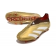 Adidas Predator Elite Laceless Firm Ground Gold White Red Football Boots Adidas Predator Elite Laceless Firm Ground Gold White Red Football Boots