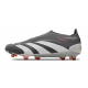 Adidas Predator Elite Laceless Firm Ground Grey White Football Boots