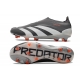 Adidas Predator Elite Laceless Firm Ground Grey White Football Boots