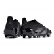 Adidas Predator Elite Laceless Firm Ground Nightstrike - Core Black Carbon Football Boots